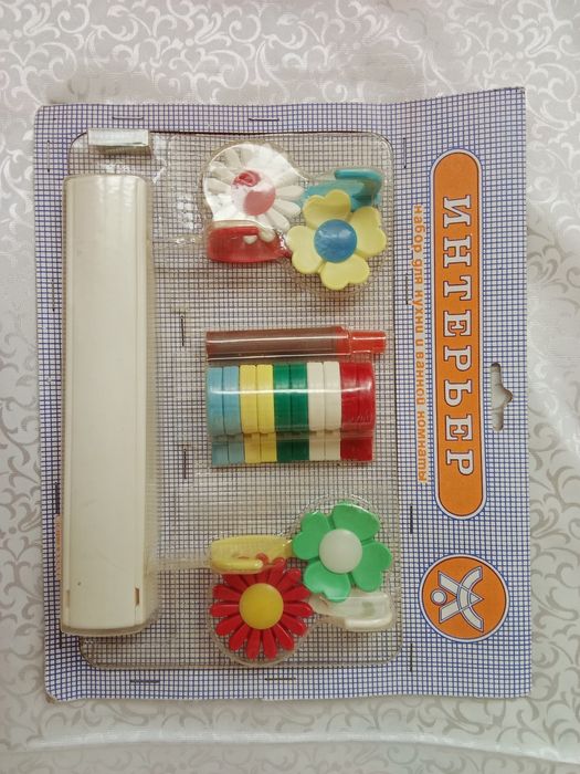 Деревянная фруктовница и набор для ванной комнаты и кухни СССР