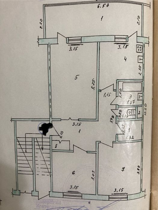 Тузель-3, 3-4-5 , лоджия 2*6, рядом школа 282.