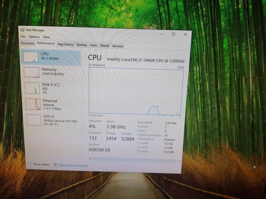 procesor i7 5960X Extreme Edition, cooler intel