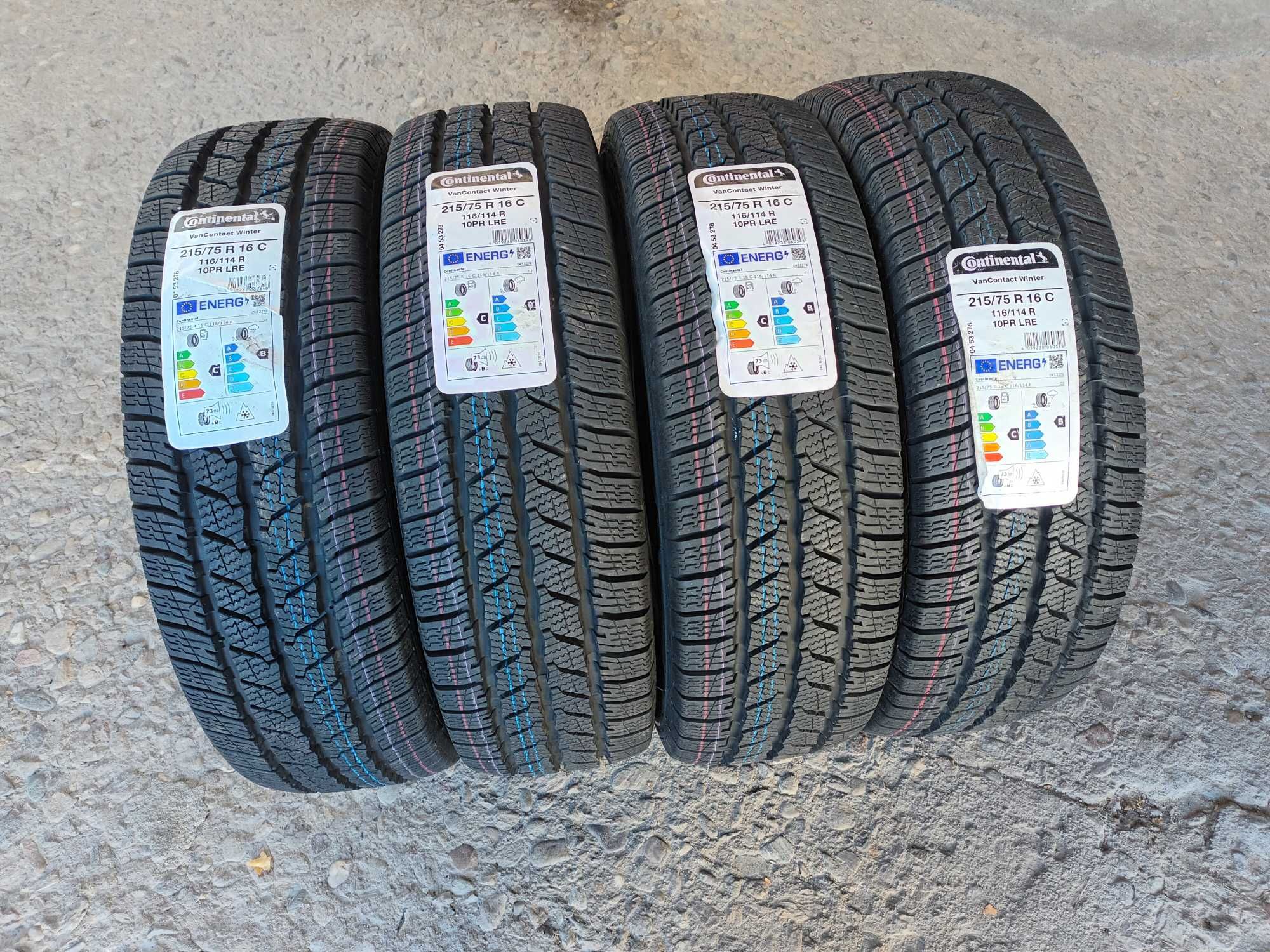 Нови бусови зимни гуми 215/75 R16C Continental VanWinter 116/114R 10PR