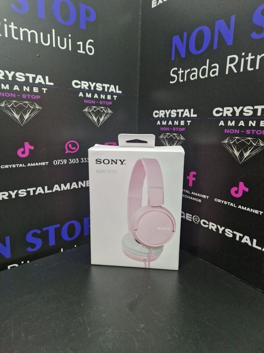 Casti Sony MDR-ZX110 - Sigilate / Roz