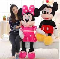 Jucarie din plus Mascota Minnie & Micky Mouse roz rosu 120 cm