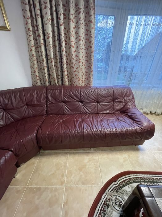 Coltar piele naturala