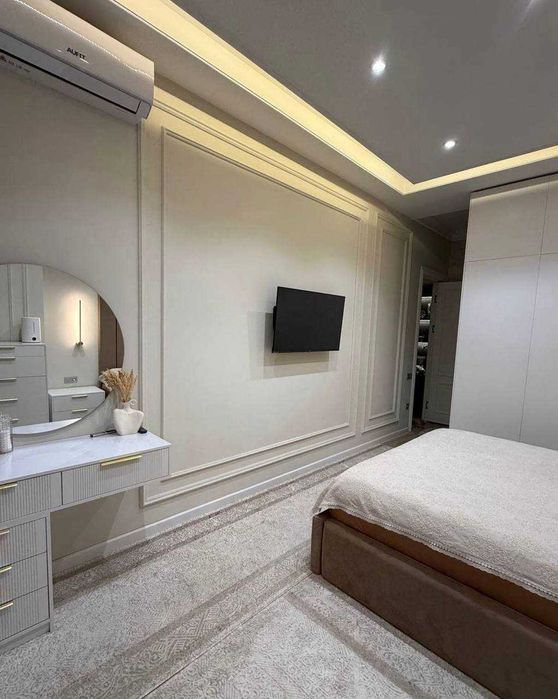 3-х ком. в ЖК «Oq Saroy Deluxe» 100 м2 с постоянной охраной ID: 4318