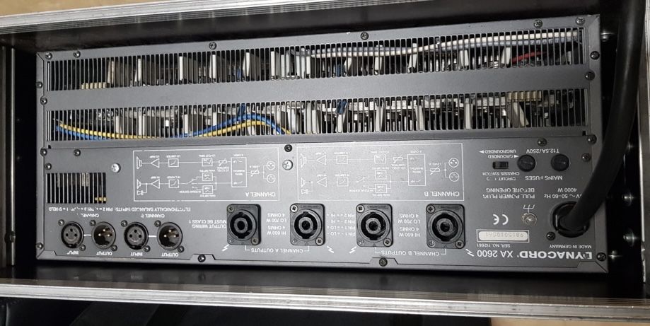 Dynacord xa-2600(Ev Electro voice JBL BMS RCF)
