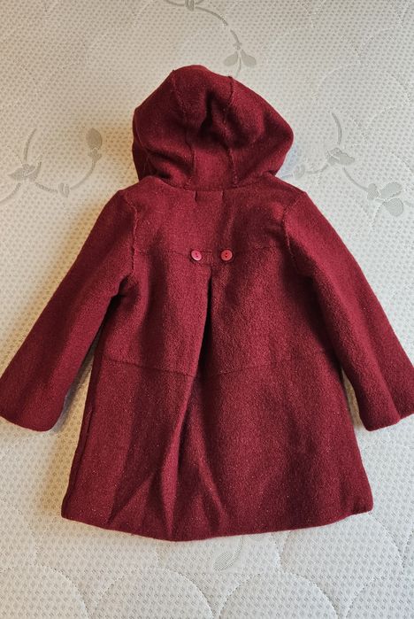 Paltonas fetite- DPam "Scufita rosie" - marime 92