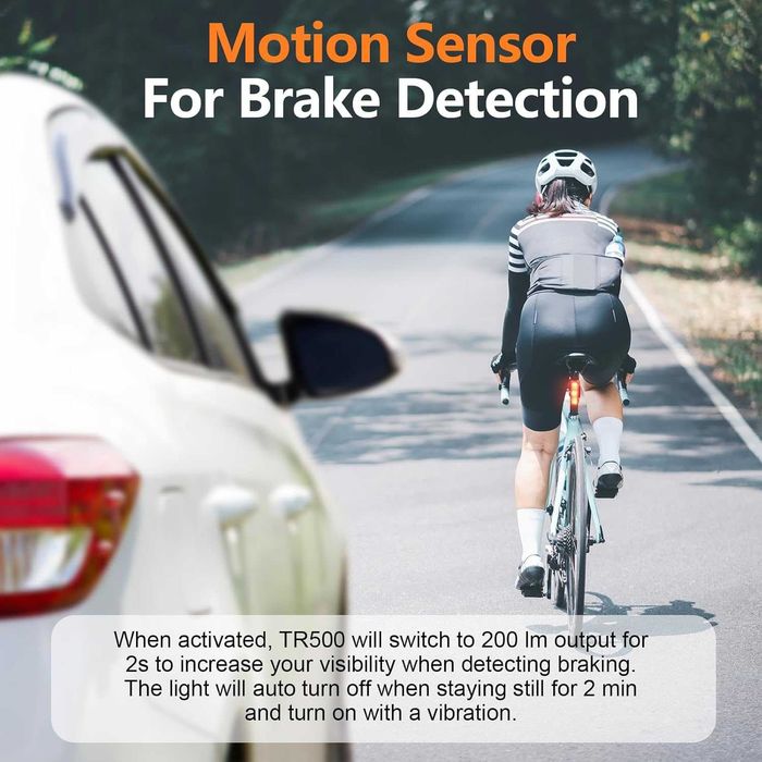 Нов Смарт Стоп Ravemen TR500 500 Лумена Сензор Спирачка