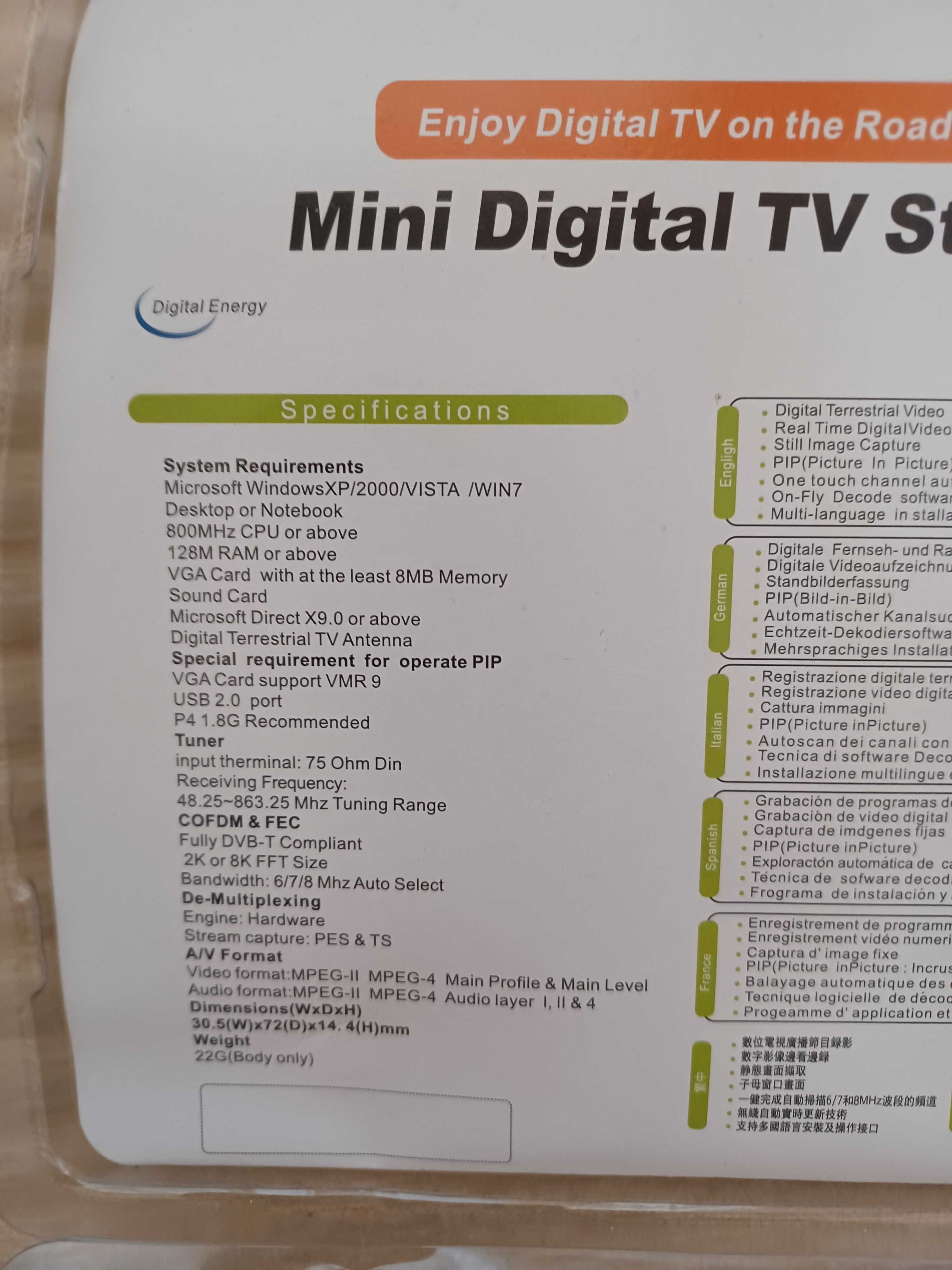 Mini Digital TV stick