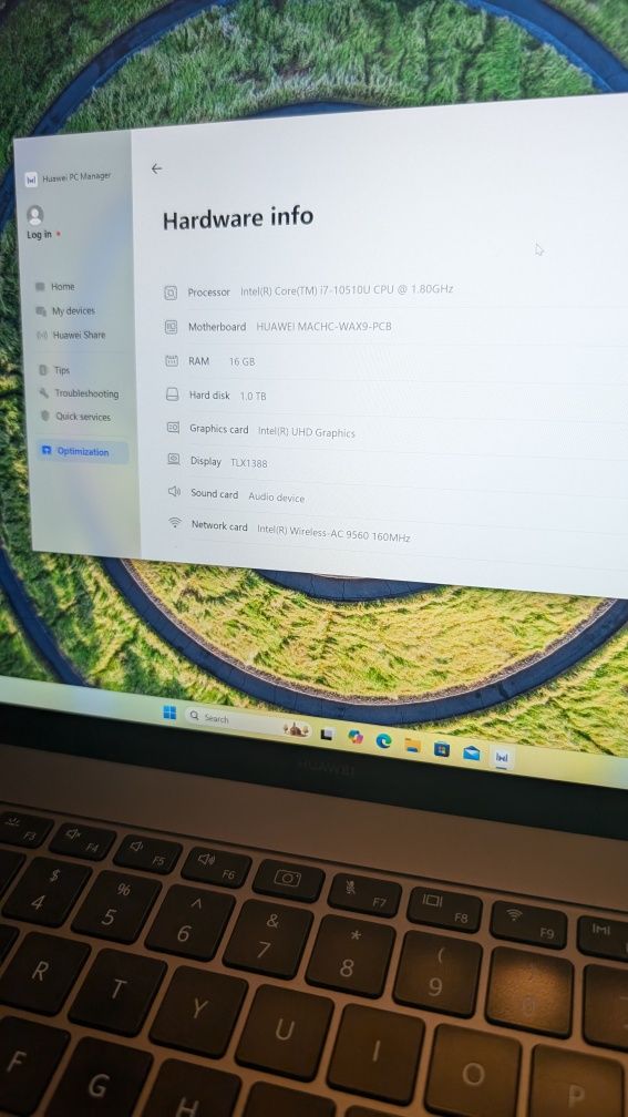 Laptop ultraportabil Huawei Matebook X Pro i7-10510U 16gb 1tb 3K touch