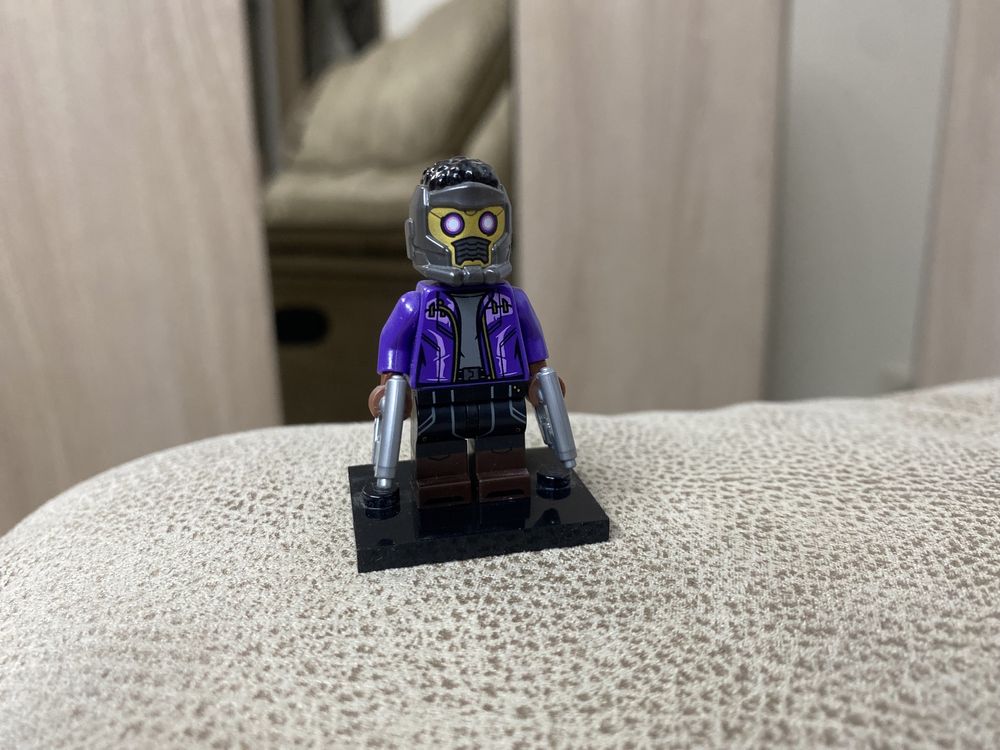 Lego Minifigurine Marvel Series 1 Star-Lord T'Challa și Sylvie