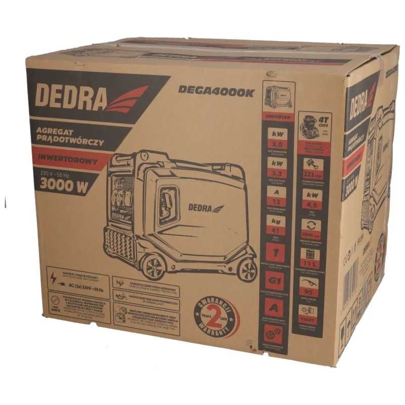 Генератор за ток бензинов инверторен 3,0/3,3kW DEDRA DEGA4000K