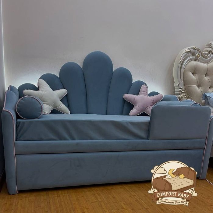 Мягкая кровать Ракушка