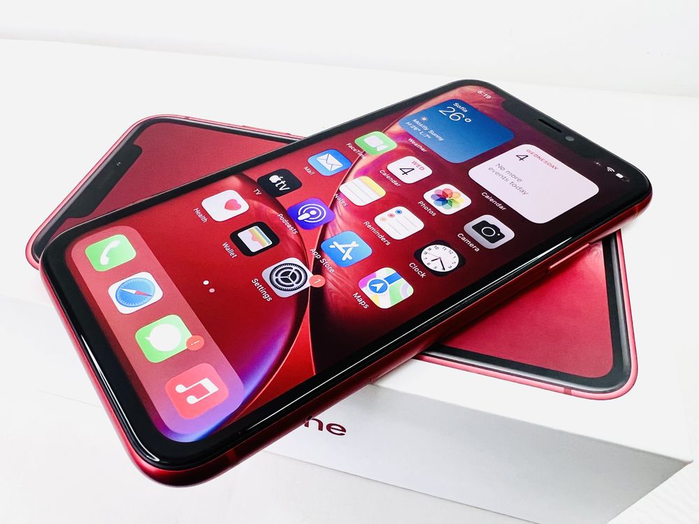 Apple iPhone XR 128GB Red 100% Батерия! Гаранция!