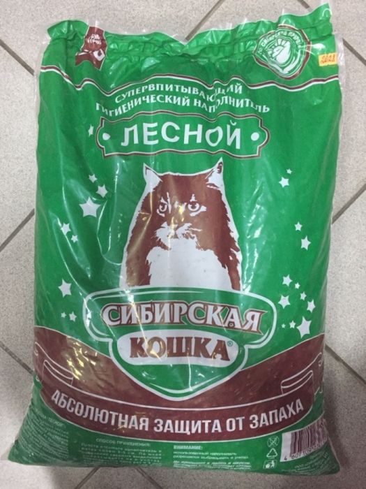 Наполнитель Сибирская кошка Лесной 5л
