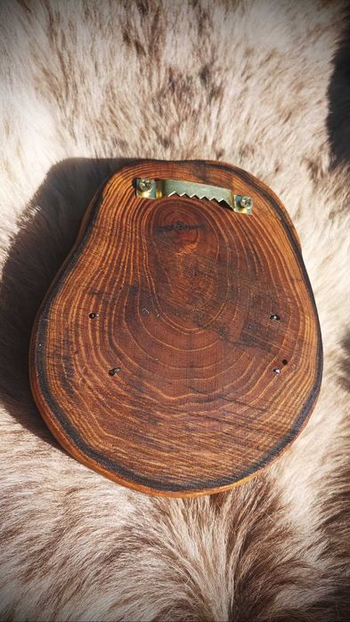 Potcoava norocoasa montata pe suport de salcam