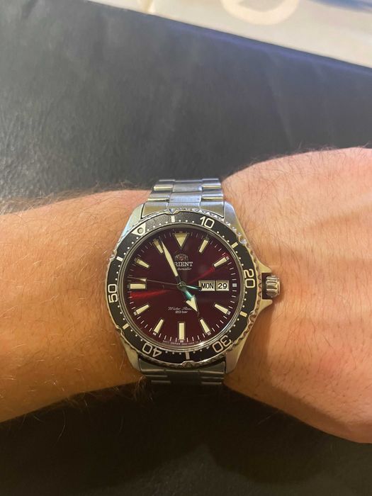Ceas bărbătesc Orient Kamasu Automatic RA-AA0003R19B (Cadran roșu)