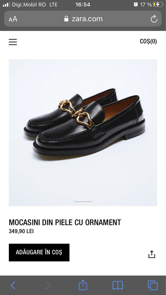 Pantofi mocasini dama