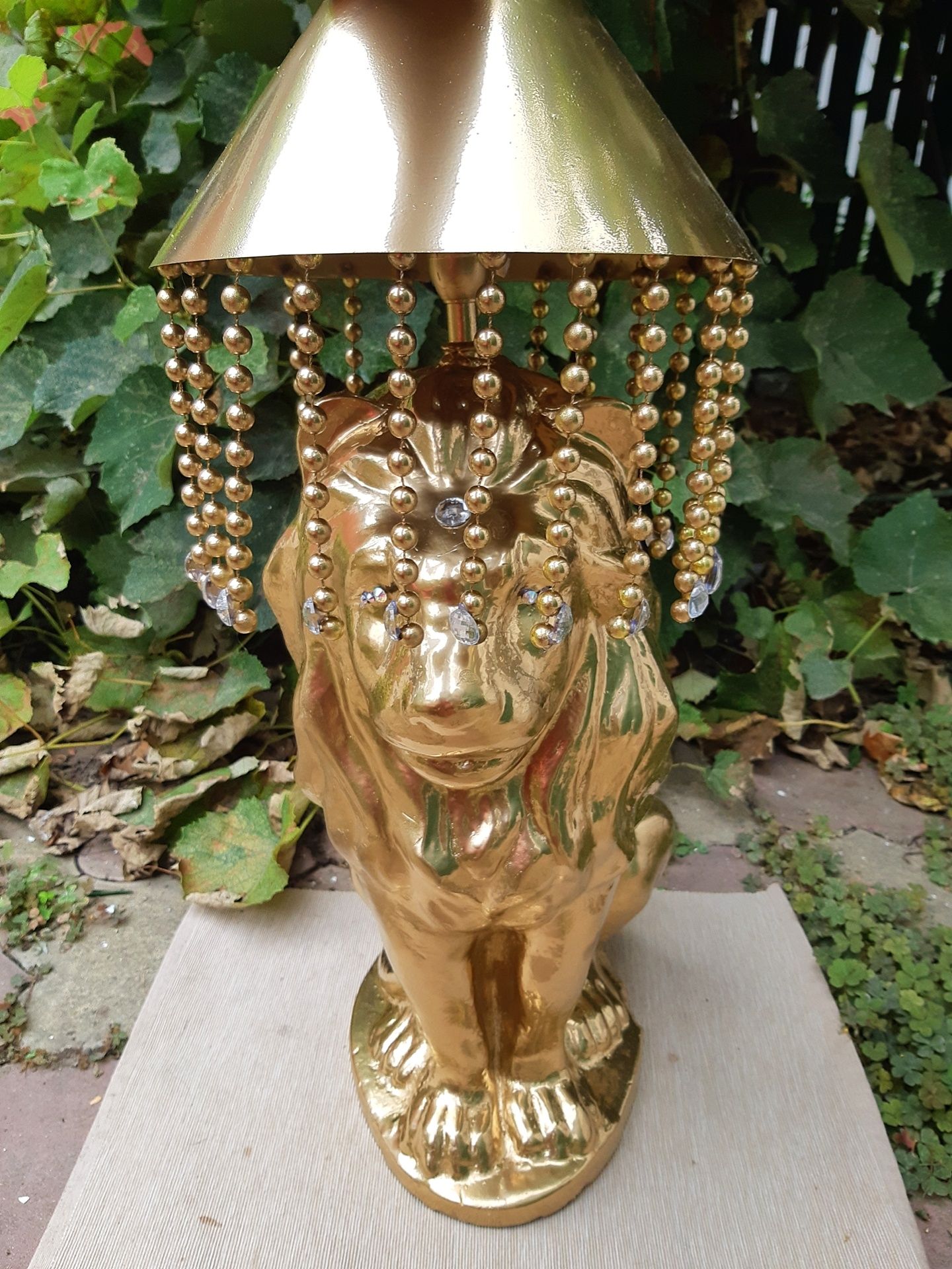 Lampa veioza Deluxe Gold Unicat