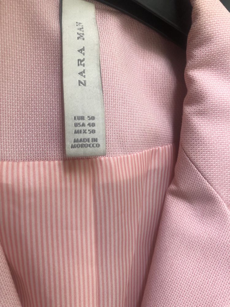 Sacou Zara Men masura 50 roz pal
