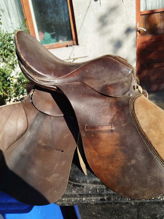 Șa echitație piele originala model elegant