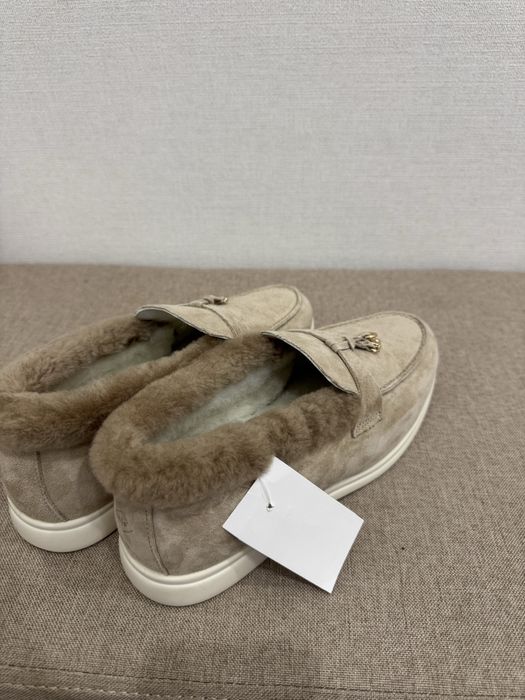 Лоферы Натуралка теплые Loro piano