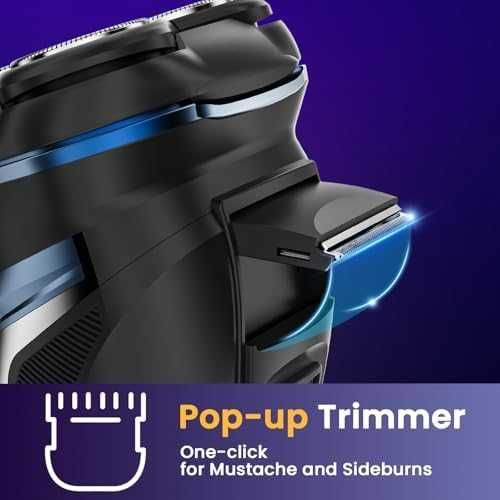 Нова Електрическа самобръсначка за мъже IPX7 360° плаваща глава тример