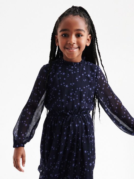 Рокля с дълъг ръкав - размер 140см.