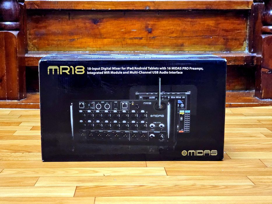 Новый цифровой микшерный пульт MIDAS MR18