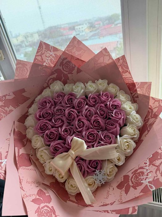 Buchet trandafiri de sapun