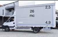 Transport marfa/mobila/bagaje duba XxxL 5 m podea 26 mcubi