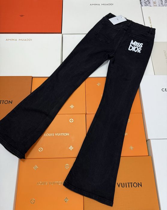 CD дамски дънки чарлстон с висока талия New Season