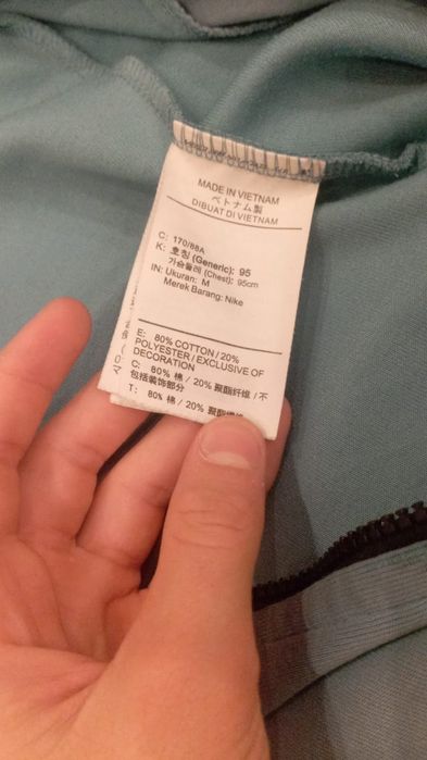 Теч флис синего цвета