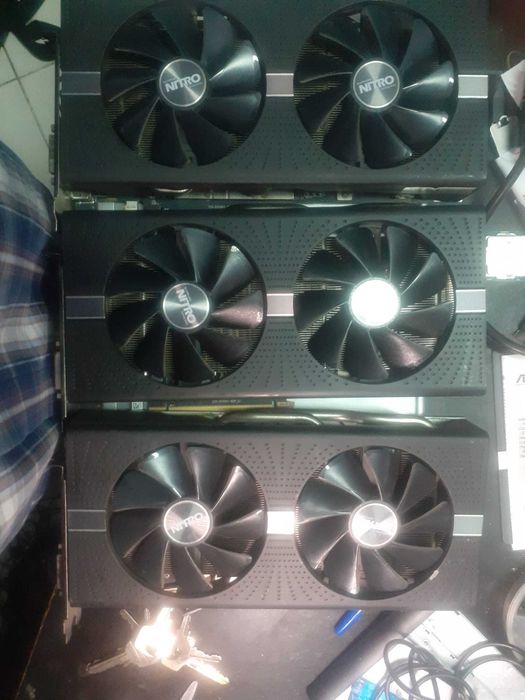 placa video rx 580 4gb si 8gb si nvidia 210 1 gb