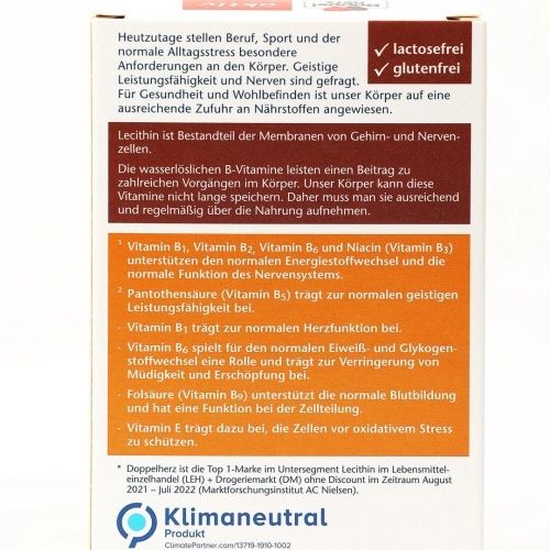 Доппельгерц, Актив Лецитин + Витамины группы B, 40 капсул

Описание пр