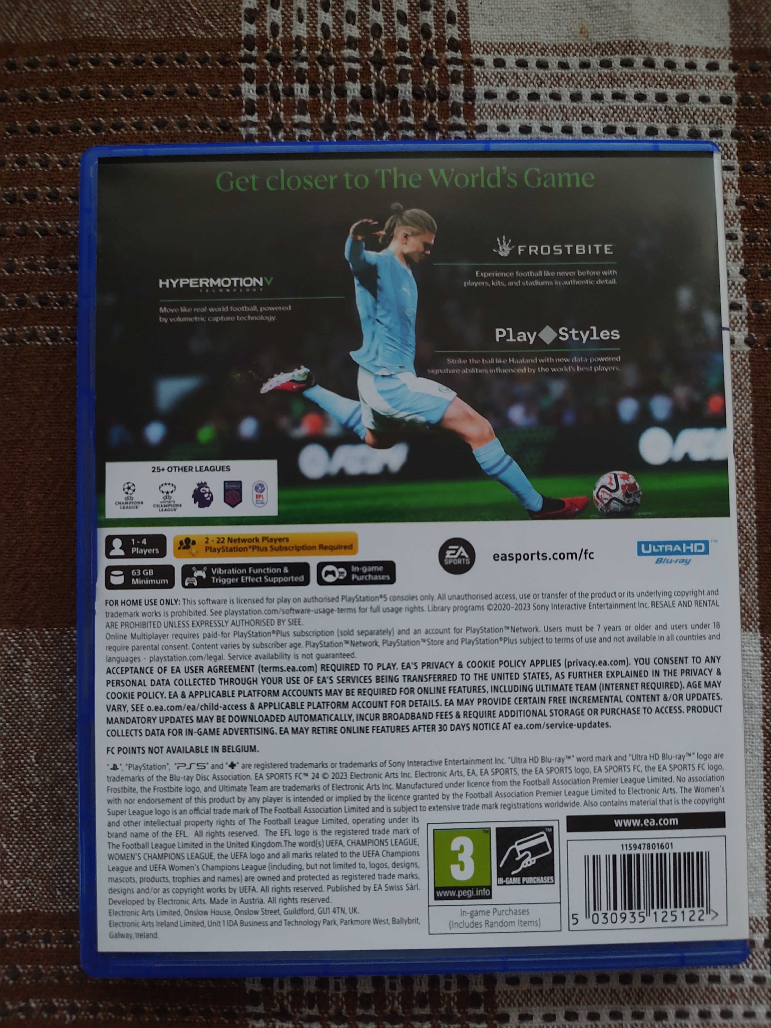 Продавам FC24 за PS5