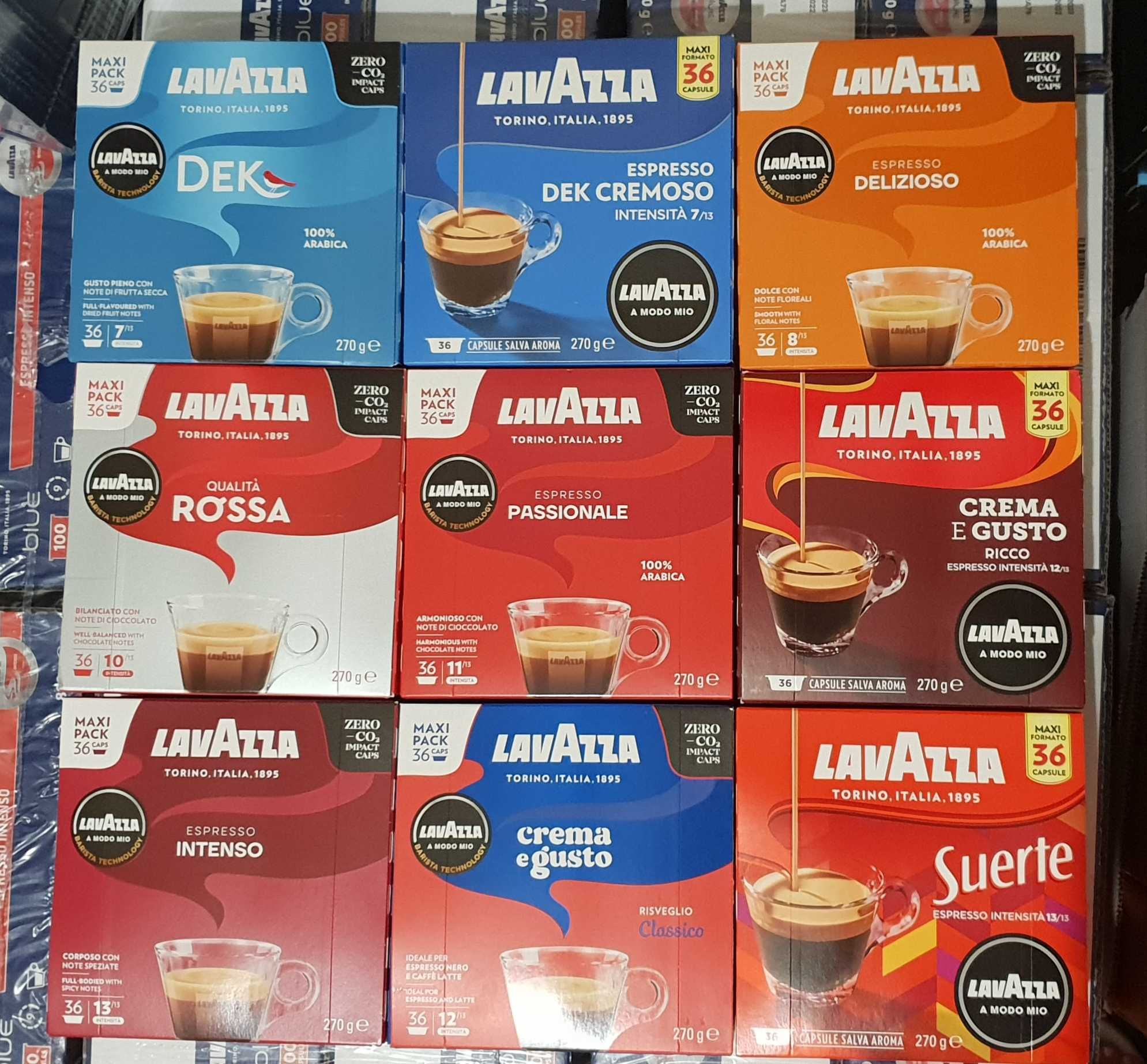 Капсули Лаваца!Lavazza a modo mio,А модо Мио/36 и 54 бр;хартиени дози