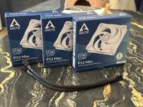 ARCTIC P12 MAX white комплект вентиляторов