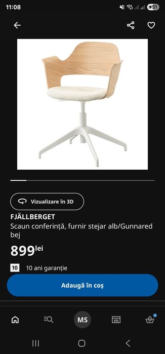 Vand scaun ikea stare excelenta