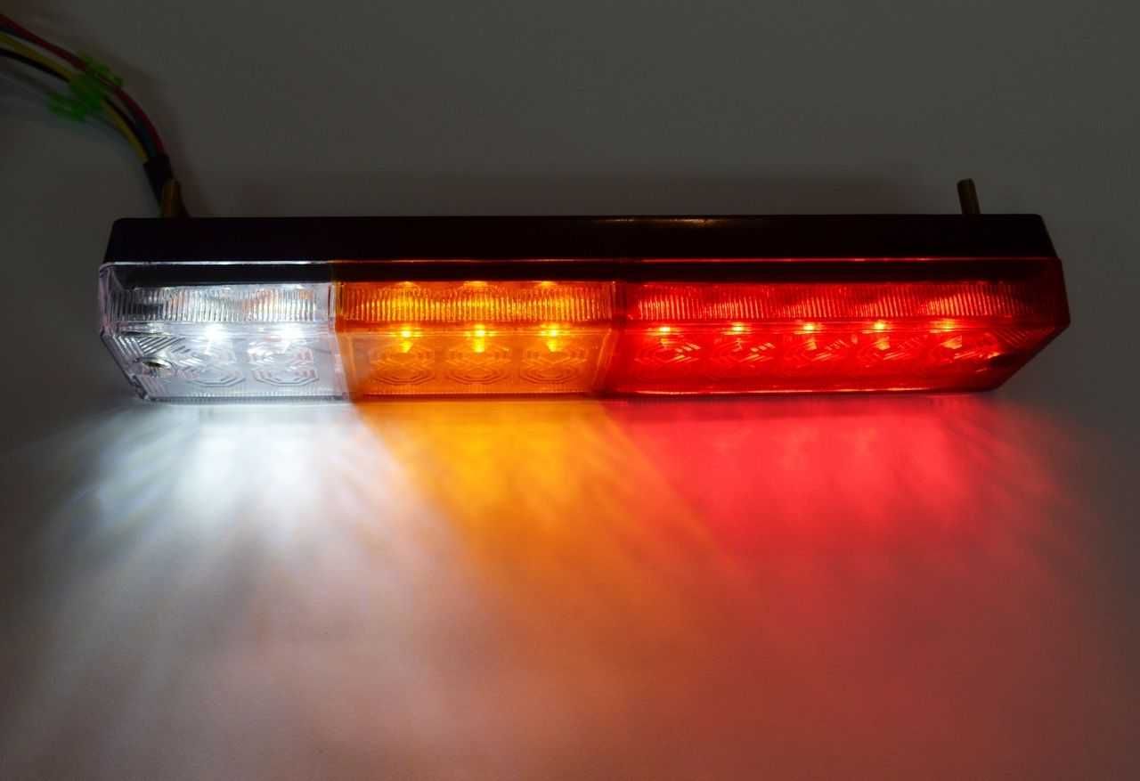 1 бр. ЛЕД LED задни стопове светлини 12-24V за камион кола бус