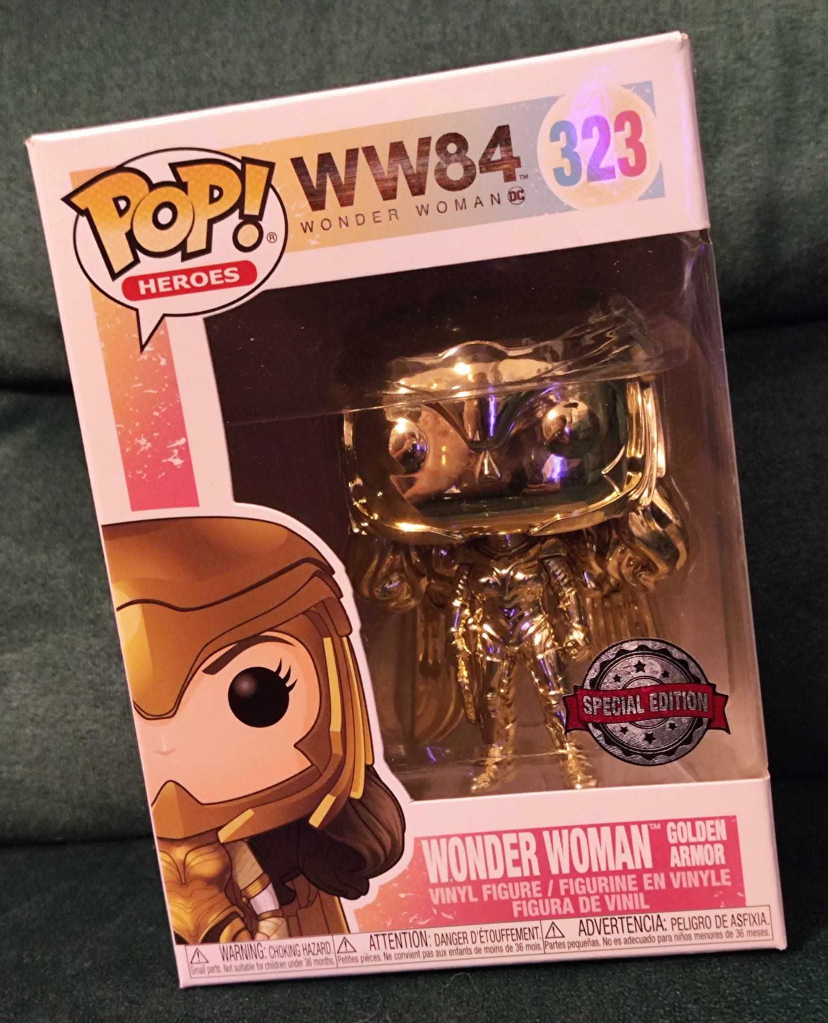 Figurina Funko Pop DC Comics - Wonder Woman Golden Armor #323 (WW84)