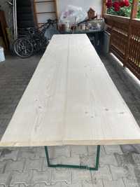 Masa din lemn masiv terasa gradina 3,5m/90cm