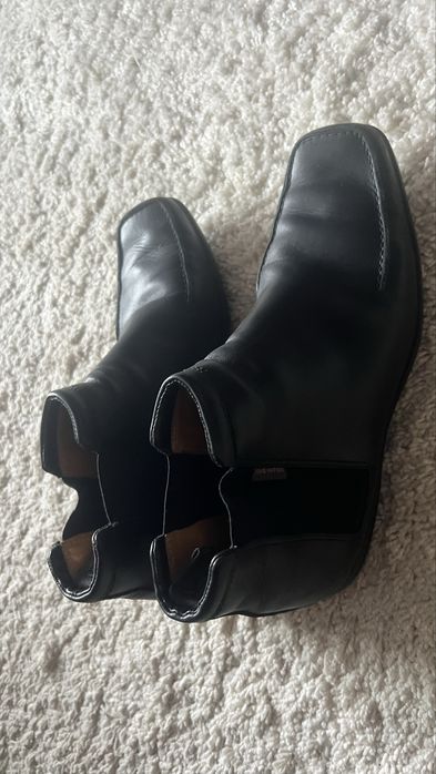 Мъжки кожени обувки/боти louis vuitton