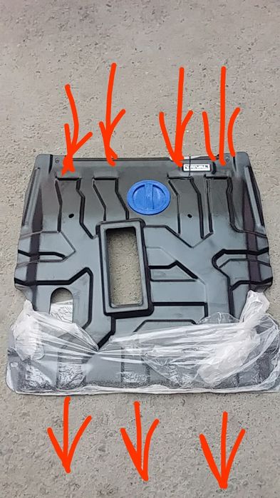 защита поддона COBALT=350.000 TREKER2=400.000 ОРИГИНАЛ 2мм не дребежит