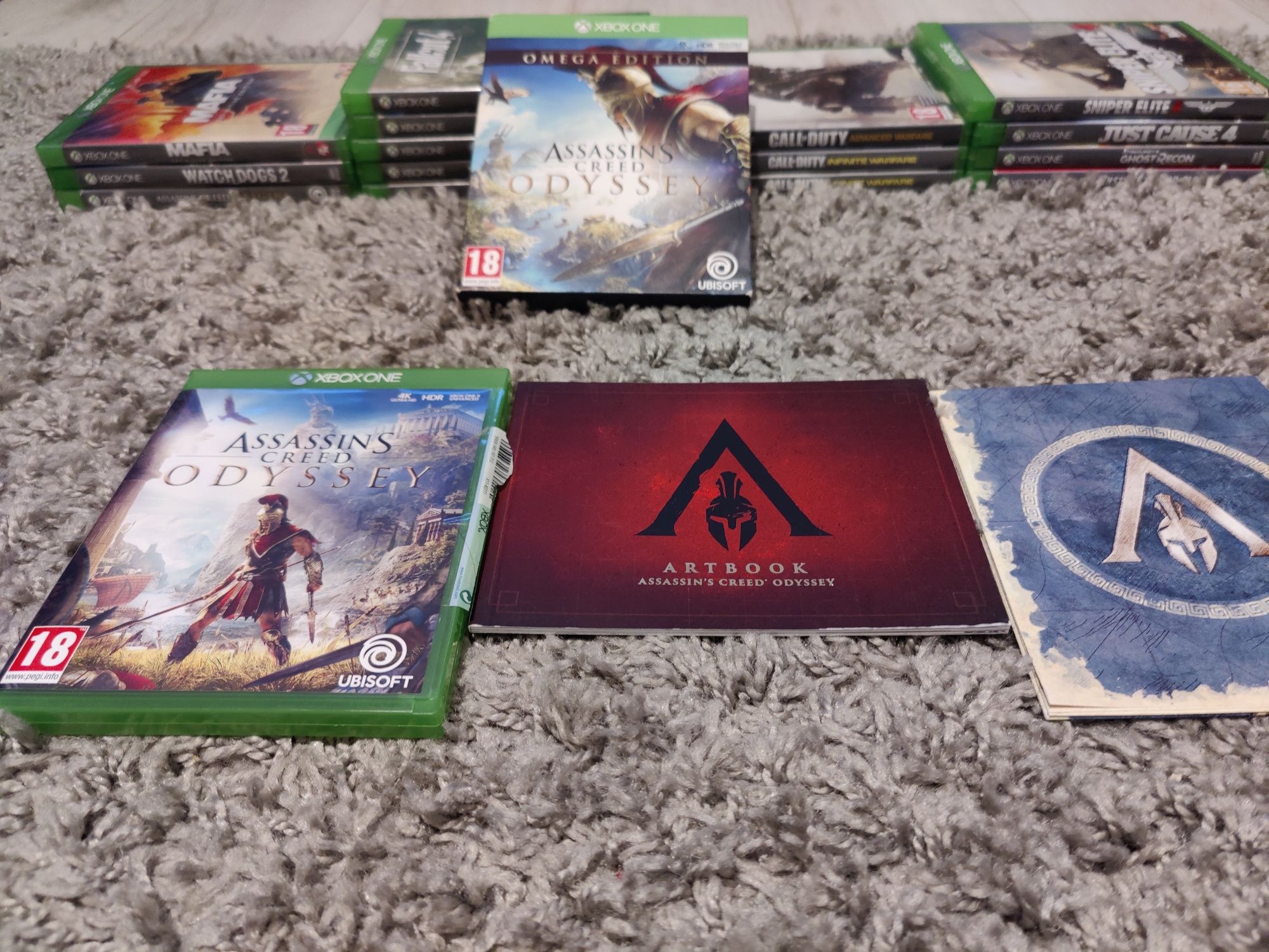 Assassin's Cred Odyssey Omega Edition Fizic Xbox One S X transport olx