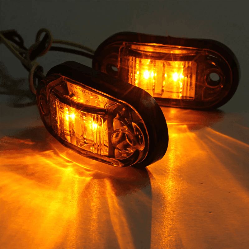 Lampa flatpoint gabarit laterala LED de culoare portocalie 2 SMD 12V