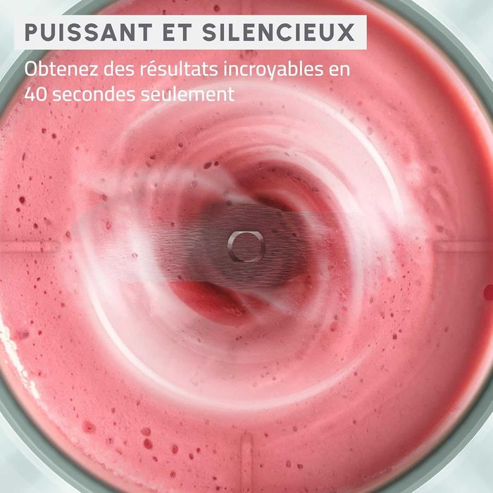 Moulinex Lightmix, Преносим блендер, Безжичен, 300мл, Мощен