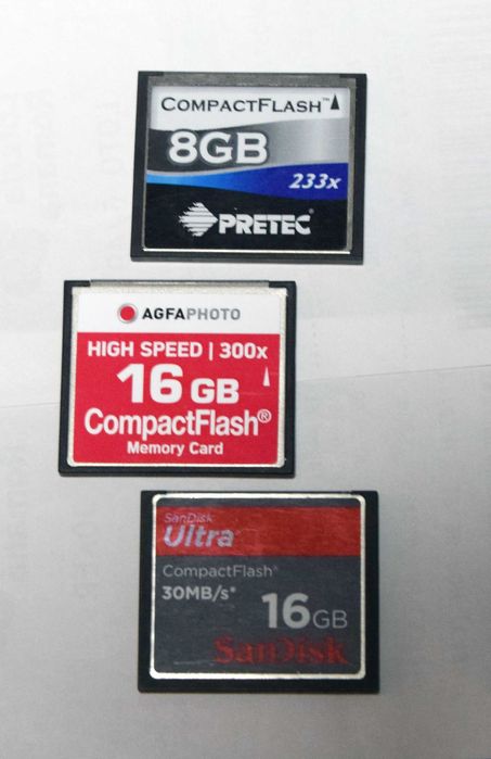 Carduri compact flash si Sony  sxs pro