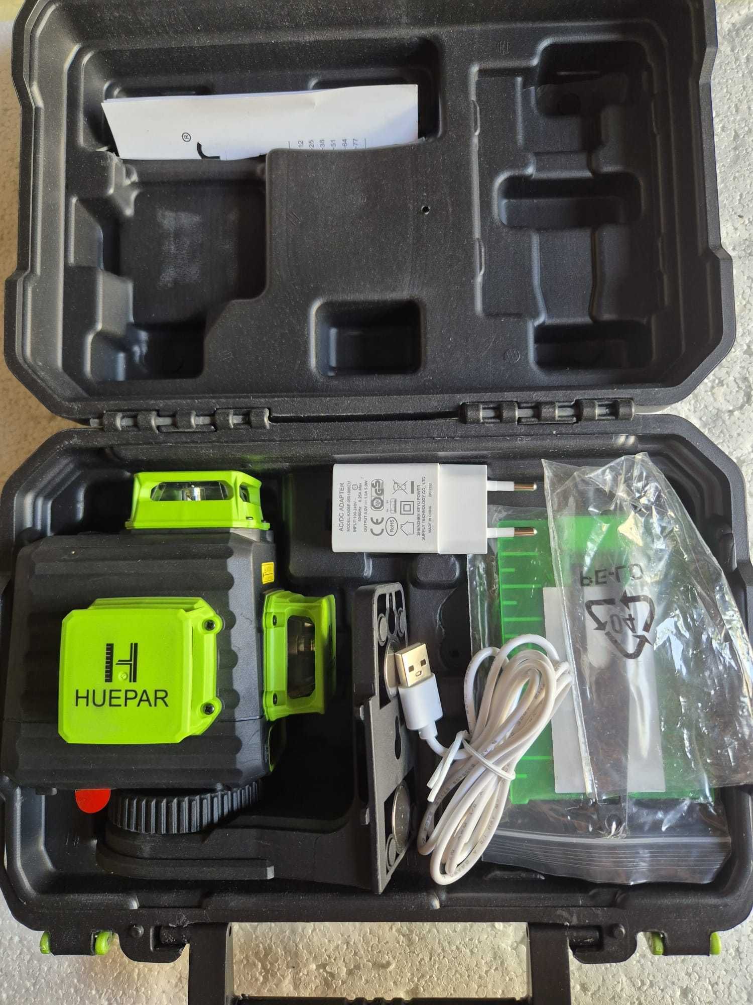 Nivela Laser Profesionala Huepar B03CG 12 Linii Autoreglare