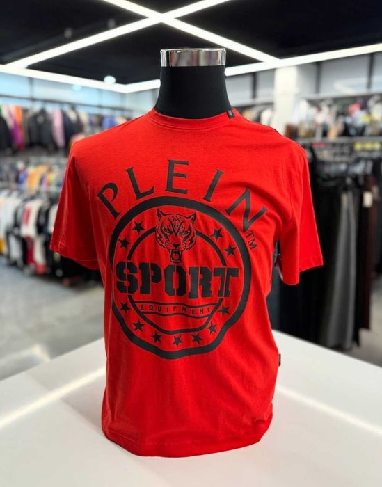 Мъжка тениска Plein Sport , червен цвят, S M L XL 2XL