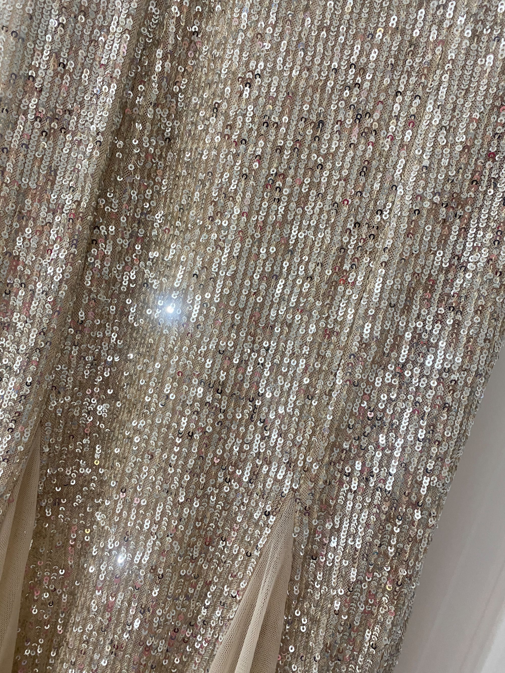 Rochie de lux , de ocazie , tip sirena lunga din paiete sclipici S